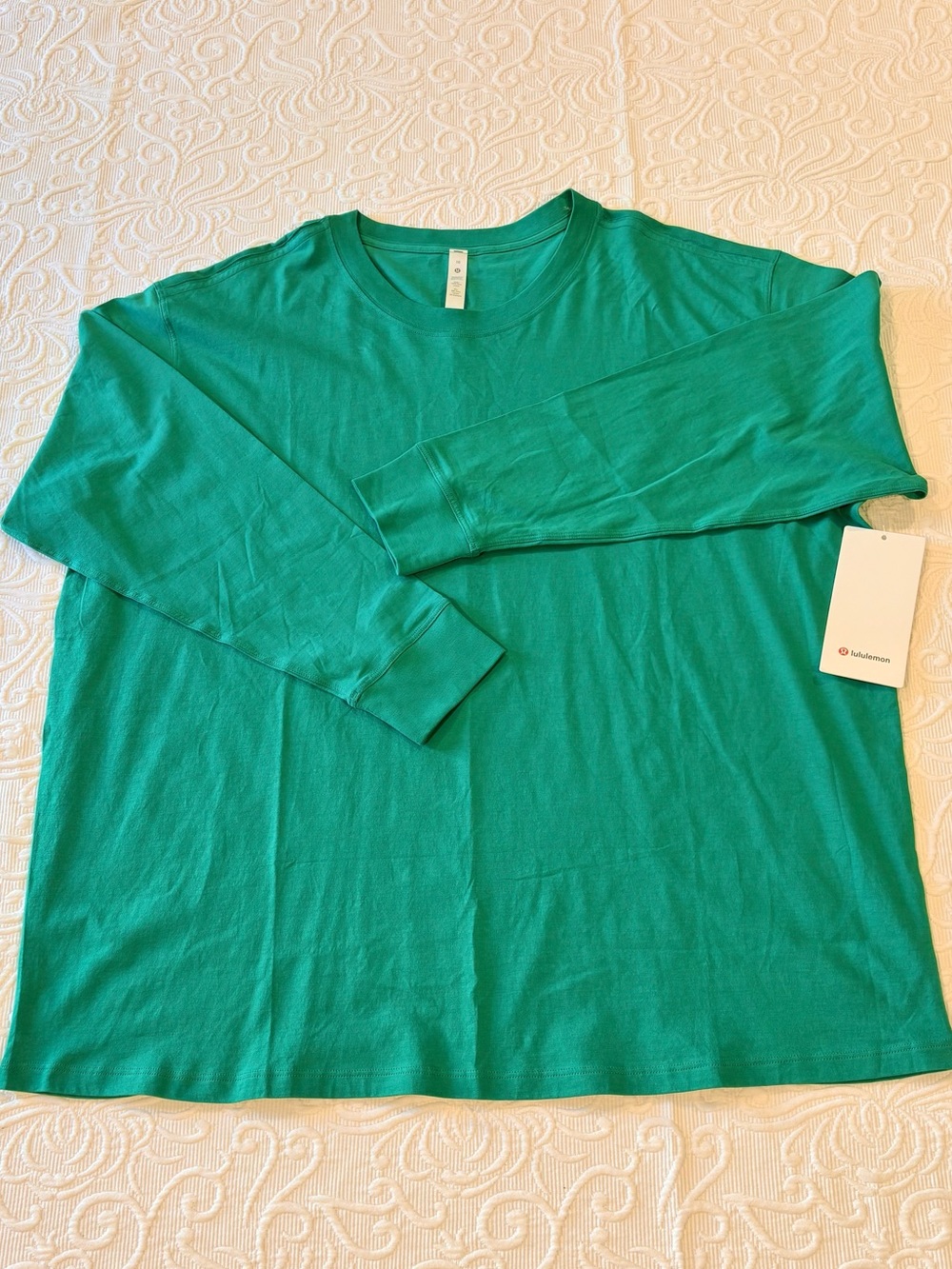 Lululemon All Yours™ Long Sleeve Top - Emerald Ice - Picture 4 of 7